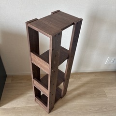 アイリスオーヤマ　20cm幅　木製 収納 棚 ラック ディスプレイラックの画像