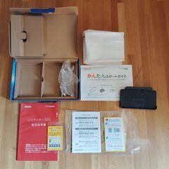 外箱と付属品のみ ニンテンドー3DS アクアブルー 未開封の付属品あり ※注意 本体無し　付属品のみ。※の画像