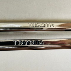 🌈トヨタ⭐️純正ナンバーフレーム⭐️前後2枚セット⭐️TOYOTAの画像