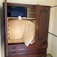 【ヴィンテージ家具】衣装棚の画像