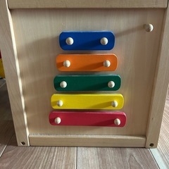 知育玩具　森のあそびばこ　エドインター　モンテッソーリ　ルーピング　型はめ　木琴の画像