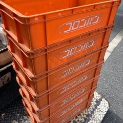 40個　希少 レトロ　コロバン　コンテナ パン ケース　プラ フード 配達箱 貴重 古い 昭和 古道具 アンティークの画像