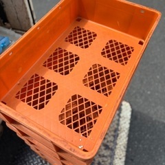 40個　希少 レトロ　コロバン　コンテナ パン ケース　プラ フード 配達箱 貴重 古い 昭和 古道具 アンティークの画像