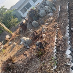 大量の庭石差し上げますの画像