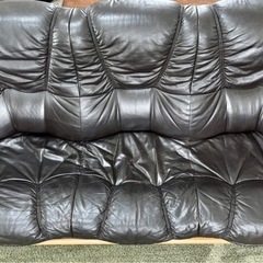 ソファ3人掛け(木枠付き)の画像