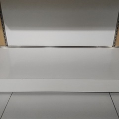 オープンシェルフ・白３段棚・白,木目・キャスター付き・収納棚・０２の画像