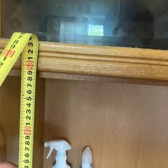 【木目・ナチュラル】食器棚の画像