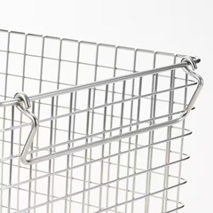 【無印良品 ステンレスワイヤーバスケット４】2個セットの画像