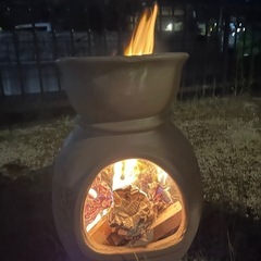焚き火台　壺の画像
