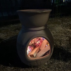 焚き火台　壺の画像