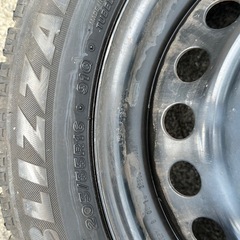 205/55R16 鉄ホイール　スタットレスタイヤ付き
の画像
