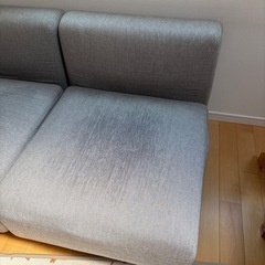 【本日受取限定
】無印良品　ユニットソファ大　3つセット の画像