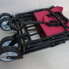 未使用/新品　訳あり特価　 軽量&コンパクト キャリーワゴン 43L ストッパー付 耐荷重80kg 軽量 7kg 折りたたみ キャリーカート アウトドア ワゴン 頑丈 ミニマルチキャリー マルチワゴン コンパクト アウトドアワゴンの画像