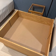 無印　ベット下収納の画像