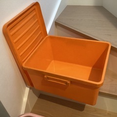 プラスチック収納ケース、ボックス、かご5個セットの画像