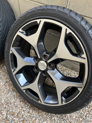 スバル純正ホイールpcd100