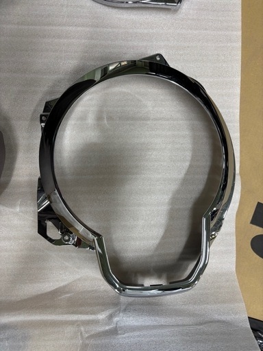 ハスラー　フロントバンパー　パール