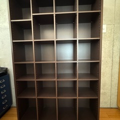 【新品未開封】ニトリ　書棚　グレン　上置き　ダークブラウン 1セット 幅89.3cm]書棚グレン上置セット（BS1890DBR/US900DBR) 【1年保証