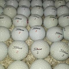 中古品 ゴルフボール ロストボール タイトリスト７3個セット の画像