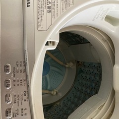 TOSHIBA洗濯機（壊れてる）の画像