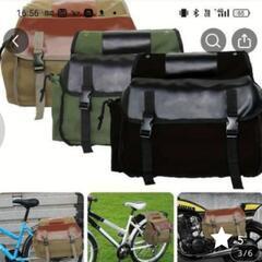 バイクサドルバッグ　黒　　新品未使用の画像