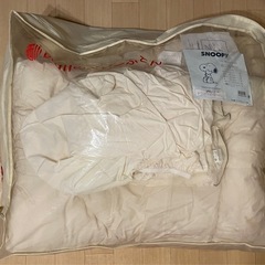 西川のベビー布団一式(保存袋、説明書付き)の画像