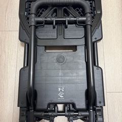 台車 2輪・4輪で使えるフラットカート ブラックの画像