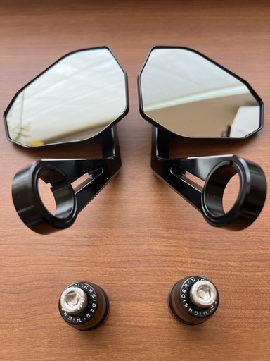 SOLDOUT　デイトナ　ハイサイダー　バーエンドミラー　バーエンドアダプター　セット