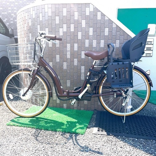 【受け渡し決定】電動自転車 チャイルドシート付き   