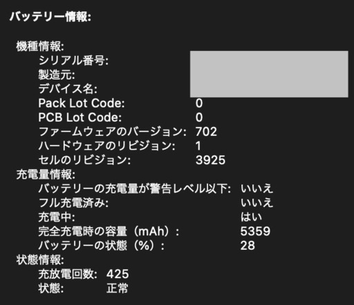 MacBook Pro 15インチ スペースグレイ（2017）