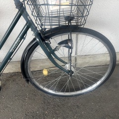 ８J24　シティサイクル２７サイズ　オートライト付　★自転車専門店の中古車です★　【消費税込み・防犯登録６００円込みの画像