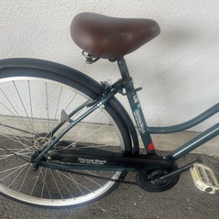 ８J24　シティサイクル２７サイズ　オートライト付　★自転車専門店の中古車です★　【消費税込み・防犯登録６００円込みの画像