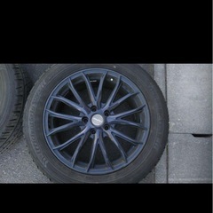 トヨタ　ハリアー　235/55R18  4本セット　アルミホイールの画像