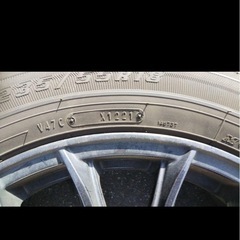 トヨタ　ハリアー　235/55R18  4本セット　アルミホイールの画像