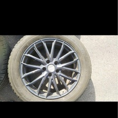 トヨタ　ハリアー　235/55R18  4本セット　アルミホイールの画像