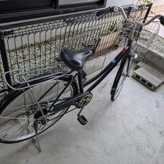 アサヒ TRADLINE 27インチ 6段変速 オートライト シティサイクル ママチャリ 自転車の画像
