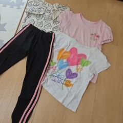120㎝女の子Tシャツ&ズボン&ロンティ❤️‍🩹の画像