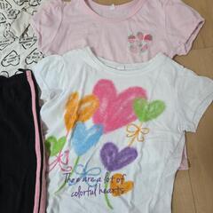 120㎝女の子Tシャツ&ズボン&ロンティ❤️‍🩹の画像