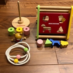 MIKI HOUSE輪投げ、型はめ　の画像
