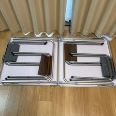 【値下げ可】キャンプテーブル＆チェアセットの画像