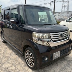 【支払総額25.8万円】4WDターボ車検令和9年8月機関良好NBOXカスタムターボ 修復歴無し フルセグTV バックカメラ CTBA タイヤバリ山 エアコンバッチリ♩の画像