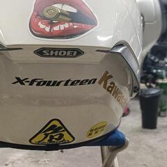 【SHOEI】　X-fourteen　XXL　純正シールドのみありますの画像