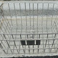 ステンレス バスケット シティサイクル・クロスバイク用（自転車用 前カゴ）の画像