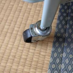水色キッチンワゴンの画像