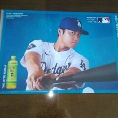 伊藤園×ＭＬＢ大谷翔平コラボ 　クリアファイルの画像