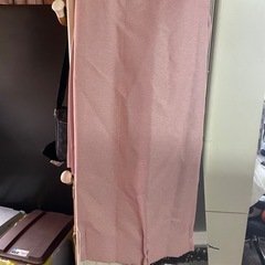 ㊿　ニトリ　カーテン　遮光　防炎　ピンク