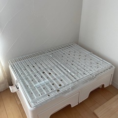 猫用2段ケージの画像