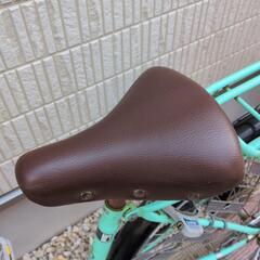 【取引中】自転車　27インチ　ミントグリーンの画像