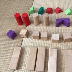 積み木　ブロック　中古の画像