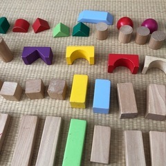 積み木　ブロック　中古の画像